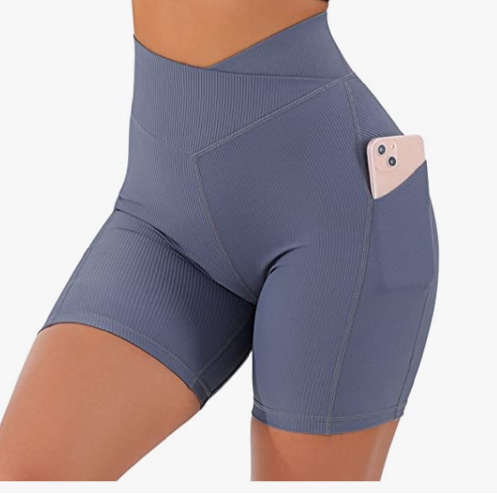 Crossover biker shorts. Size S. Never worn.